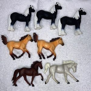 Vtg toy horses stallions, Tennessee walking and others